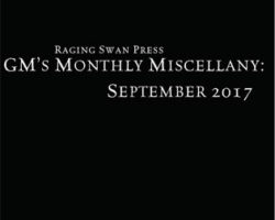 GM's Monthly Miscellany: September 2017