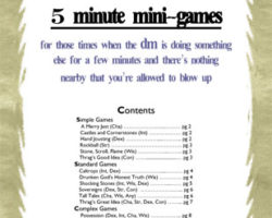 5 Minute Mini-Games
