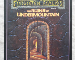 A Review of the Role Playing Game Supplement The Ruins of Undermountain Boxed Set by Ed Greenwood