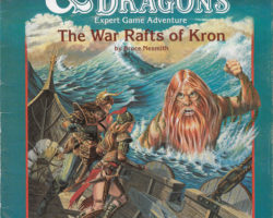 A scan of the front cover of X7 The War Rafts of Kron