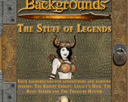 A Review of the Role Playing Game Supplement 5th Edition Backgrounds – The Stuff of Legends