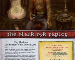A Review of the Role Playing Game Supplement The Black Ink Parlor