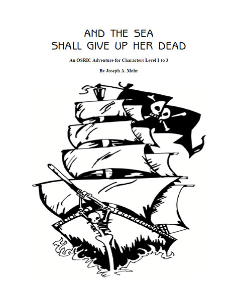 A Review of the Role Playing Game Supplement And The Sea Shall Give Up Her Dead