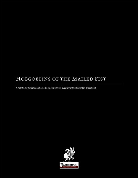 A Review of the Role Playing Game Supplement Hobgoblins of the Mailed Fist