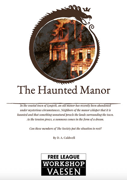 A Review of the Role Playing Game Supplement The Haunted Manor: A Vaesen Mystery