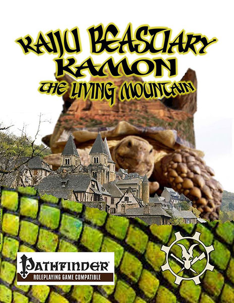 A Review of the Role Playing Game Supplement Kaiju Beastiary Kamon the Living Mountain