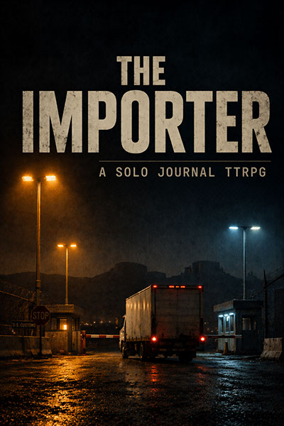 A Review of the Role Playing Game Supplement The Importer – A Solo Journal TTRPG