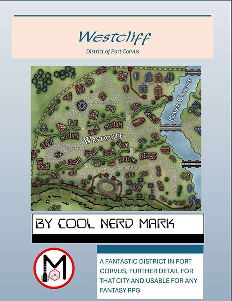 A Review of the Role Playing Game Supplement Westcliff District of Port Corvus