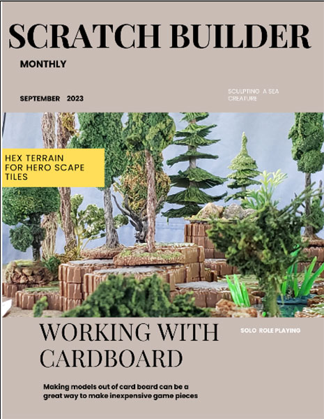 A Review of the Role Playing Game Supplement Scratch Builder Monthly September 2023
